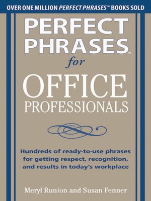 cover image of Perfect Phrases for Office Professionals